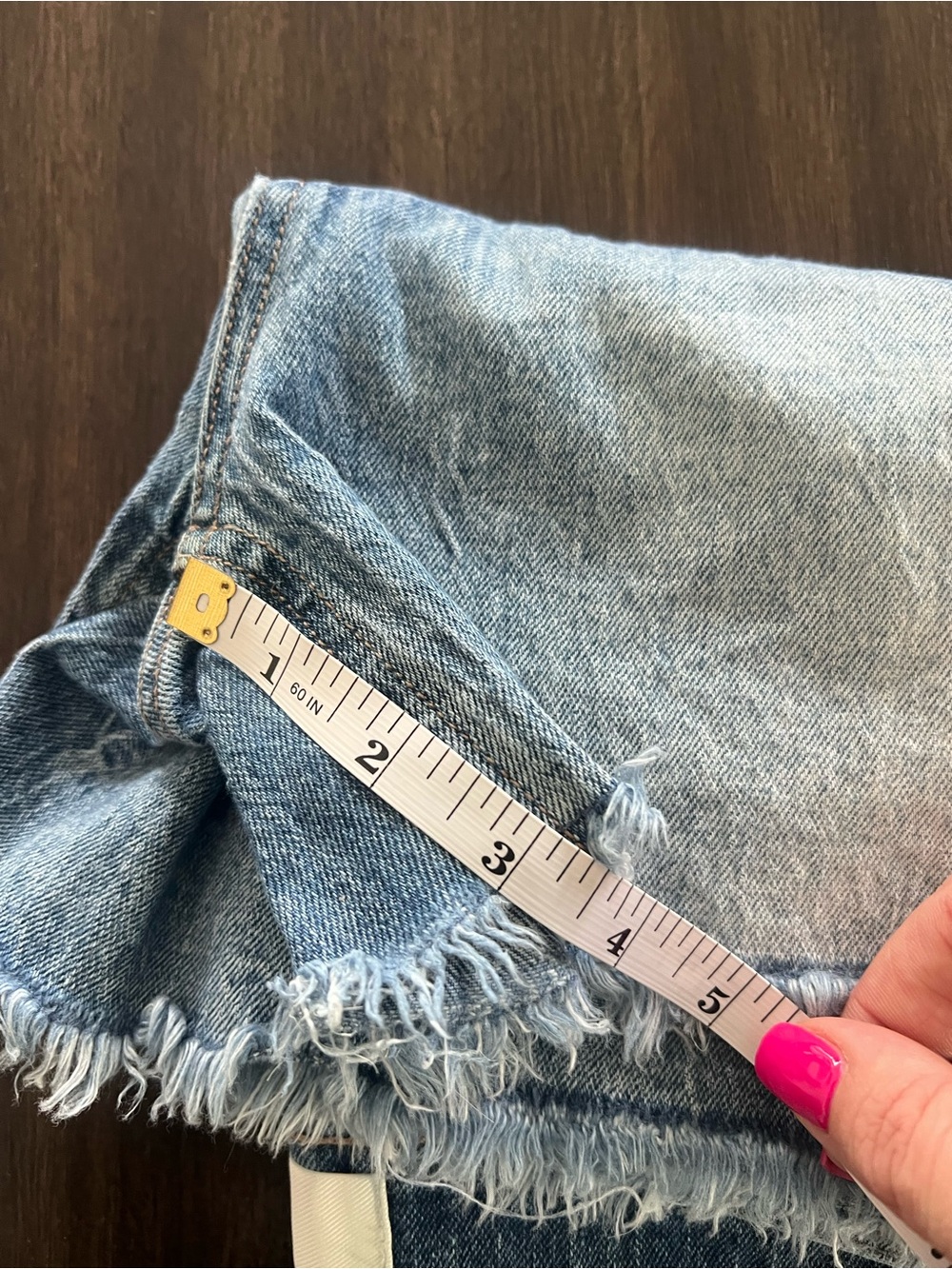 BKE Light Wash Distressed Denim Cutoff Shorts - Picture 6 of 6